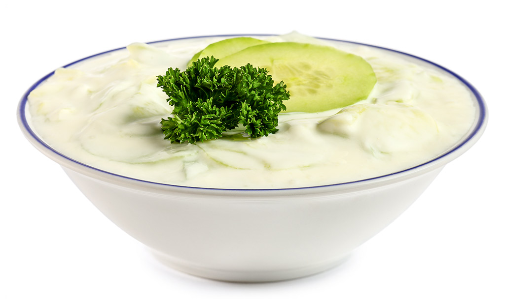 Druckversion vom Gurken Salat mit Joghurt Rezept