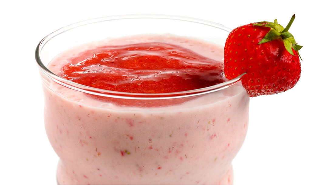 Druckversion vom Frucht Joghurt mit Erdbeer Mousse Rezept