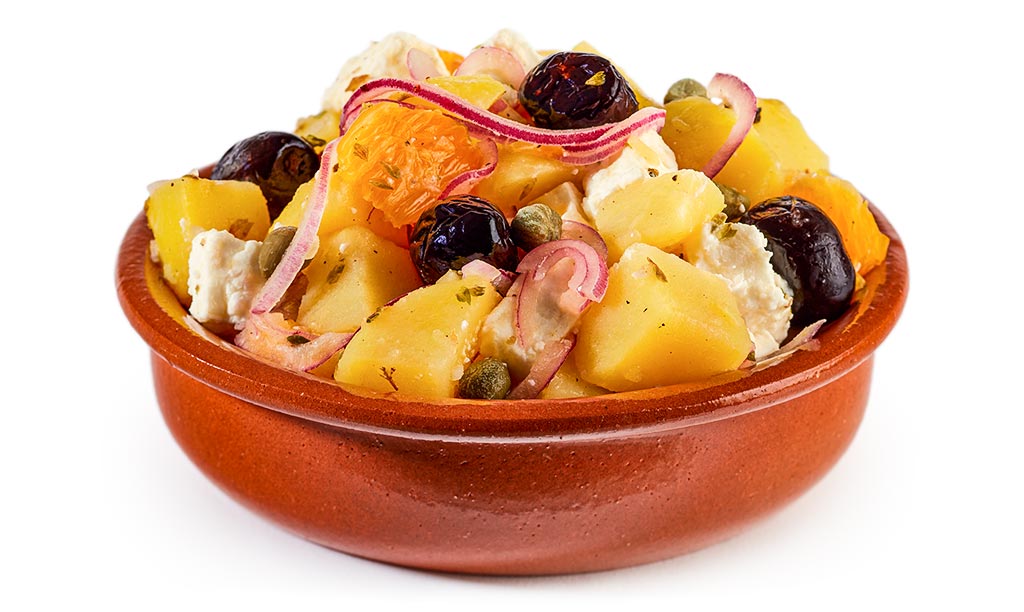 Druckversion vom Griechischer Kartoffel Salat Rezept
