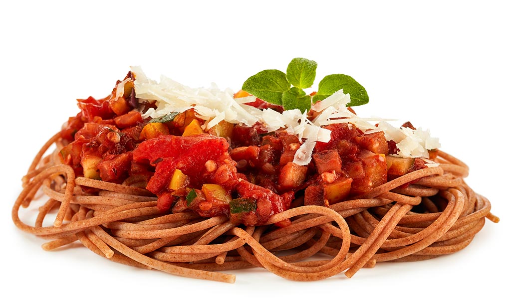 Spaghetti Gemüse Bolognese