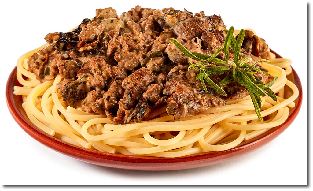 Spaghetti mit gemischten Pilzen