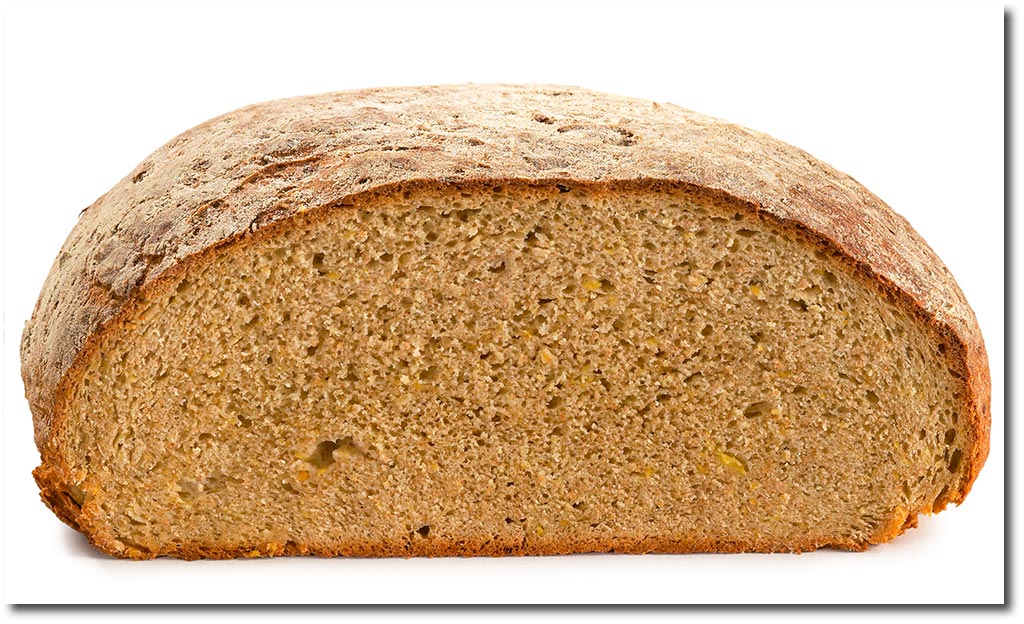 Kürbis Brot mit Dinkel