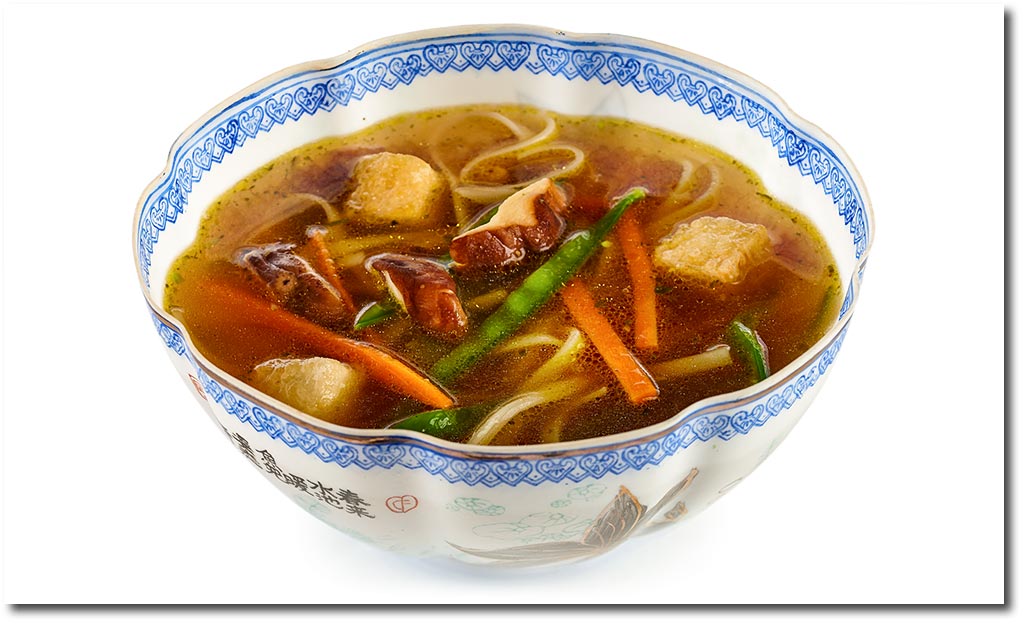 Asiatische Nudel Suppe vegan