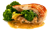 Schnitzel gefüllt mit Brokkoli Rezept