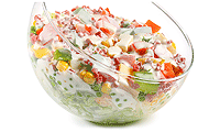 Schicht Salat mit Eisberg Salat Rezept