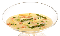 Spargel Suppe mit Krabben Rezept