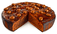 Schokoladen Kuchen mit Kaffee