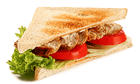 Sandwich mit Huhn