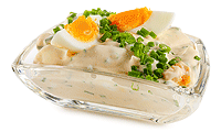 Eier Salat mit Schnittlauch
