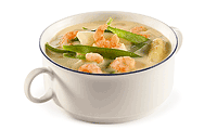Spargel Creme Suppe mit Garnelen Rezept