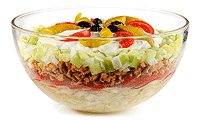 Gyros Schicht Salat