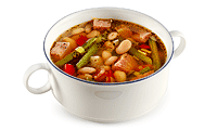 Bohnen Suppe mit Kassler Rezept