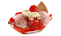 Erdbeer Eis Becher Rezept