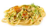 Spaghetti Forelle alla Carbonara Rezept