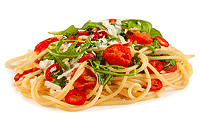 Spaghetti Chili con Rucola Rezept