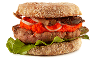 Lamm Hamburger mit Ajvar Rezept