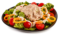 Creamy Tuna Caesar Salad Rezept